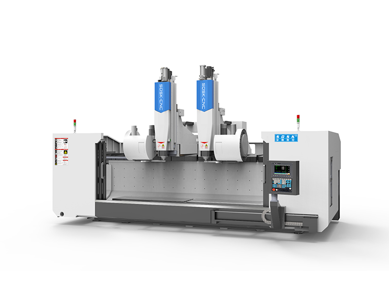 雙頭雙通道型材加工中心（半罩） ?SD3560V7S-2-BT40